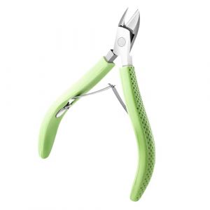 Pince à cuticules ergonomique avec poignée en caoutchouc Outil de manucure professionnel pour soins des ongles (Jieti-LQJ, neuf)