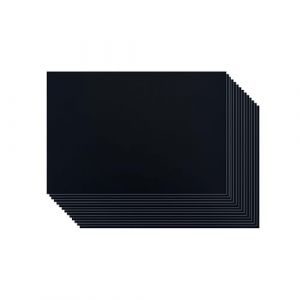 CZAKOMIX 50 Pcs Auto-Adhésif Ableau Noir Étiquette Autocollants 15 * 10 Cm, Étiquettes Rectangulaires Noires, Tableau Noir Effaçable, Autocollants De Tableau Imperméables Réutilisables (CZAKOMIXSHOPOL Kft, neuf)