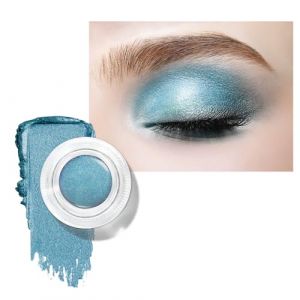 LOPHE Fard Yeux Longue Tenue Bleu - Haute Pigmentation Résistant à l'Eau, Fard à PaupièRes MéTallique - Effet Pailleté Brillant Anti-Tâches - Vegan - Cruelty Free - 5g (Botoo, neuf)