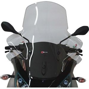 FACO Pare-brise compatible Piaggio MP3 Business 300-500 2014-2017, Paravent Haut 745 mm Large 740 mm, Verre Clair 4 mm, 3 Trous de Fixation, Motocyclette (ALEXMOTO, neuf)