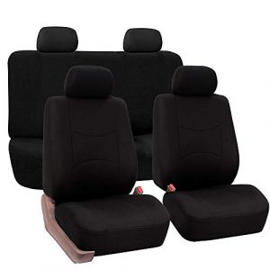 VewZJJ Voiture Ensembles Housses Siege pour Fiat 500L 500X 500S 500e 500,Confortable Respirant Avant Housse Coussin,ImperméAbles Antidérapant Protection Toutes Saisons Ensemble Couvre Sieges,Black (Uinctd, neuf)