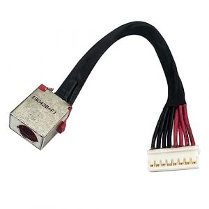 Gintai Prise Connecteur de Charge DC Power Jack DC Dock DC Port Câble Alimentation de Rechange pour Acer Predator Helios 300 PH317-52 PH317-53 PH317-54 / ConceptD 5Pro CN517-71 CN517-71P 50.Q5PN4.003 (GinTaiCompany, neuf)