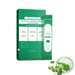 12PCS Natural Organic Avocado Deep Cleansing Bubble Mask, Avocado Bubble Mask, Masque de bulle de nettoyage profond d'avocat biologique naturel, masque de bulle d'avocat pour pores nettoyant masque (Keeplus., neuf)