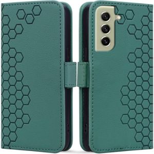 Kedic Coque Samsung S21 FE 5G, Coque Samsung Galaxy S21 FE 5G avec Fonction de Support, Coque Galaxy S21 FE 5G avec Protection &agrave; 360 degr&eacute;s, Antichoc Samsung Galaxy S21 FE Coque -6,4 Pouces, Vert (hui  ge, neuf)