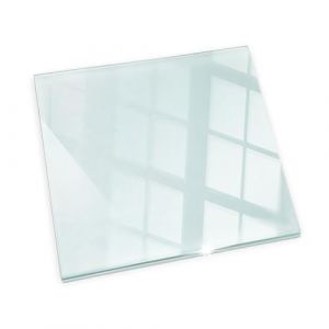 Plaque de Protection Sol 60x60 cm Contre la Chaleur Cheminée Verre Trempé Épaisseur de 4 mm Rectangulaire Élégant Transparent Protection Pare-feu de Cheminée et Poêle - Dimensions et Formes Variées (Wallfluent, neuf)