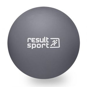 ResultSport Balle de massage lacrosse pour la récupération de la fasciite plantaire, massage des points de déclenchement (Lacrosse - Gris, Lacrosse) (ResultSport, neuf)