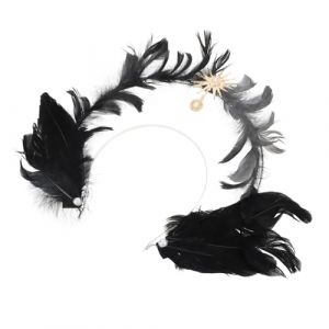 FRCOLOR Lolita Vierge Halo Casque Du Jour Des Morts Tenues D'halloween Pour Femmes Déguisement De Fête D'halloween Casque D'halloween Casque De Festival Chapeaux Alliage De Zinc Black (Laners, neuf)