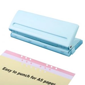 Perforatrice r&eacute;glable &agrave; 6 trous pour planificateur quotidien et agenda personnel, perforatrice en m&eacute;tal avec espacement r&eacute;glable, perforatrice en acier inoxydable pour planificateur quotidien (O&Uuml; Agro Staff Expert, neuf)