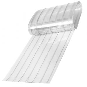 Rabat De Porte De Niche Pour Chien Transparent R&eacute;sistant Au Froid Rabat De Remplacement &Eacute;tanche Antistatique D&eacute;coupable Rideau De Porte En Plastique Bandes De Rideau En Plastique Pour L'hiver 79 X 7 (SANGDINZasd, neuf)