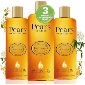 PEARS Pure & Gentle Lot de 3 flacons de gel douche 10 fois plus hydratant 250 ml (WP France, neuf)