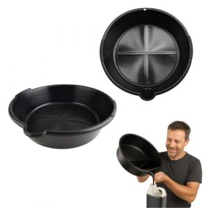 Anwicar Bac de vidange d'huile 7 L - Bac de r&eacute;cup&eacute;ration d'huile portable pour huile moteur- huile de transmission et liquide de refroidissement - R&eacute;sistant aux &eacute;claboussures - R&eacute;sistant au (Anwicar, neuf)