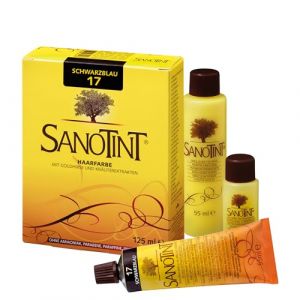 SANOTINT Natural Hair Colour No. 17 Black Blue (125 ml) (greenist-de, neuf)