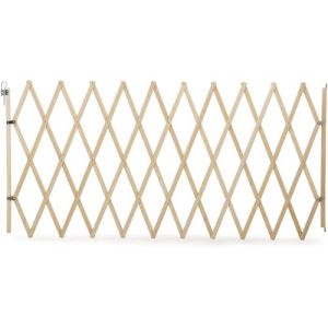 Bettacare Barrière Extensible pour Animaux XL, en Bois, Barrière Rétractable de Sécurité pour Chien et Chiot, 60cm - 230cm, Couleur Bois Naturel (SAFETOTS, neuf)