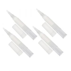 CLISPEED 4 pi&egrave;ces Stylo Vide Multifonction pour Huile Cuticules avec Pinceau Silicone Stylo Manucure Rechargeable pour Nutrition Ongles Accessoire Maquillage Portable Lot (Yeahzl, neuf)