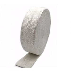 Jonoisax Sangle Ignifuge en Fibre de c&eacute;ramique - Ruban de Bande de Ceinture en mat&eacute;riau Ignifuge Anti-Haute temp&eacute;rature de 1 m, Ruban. Isolation des tuyaux,1000 * 80 * 3mm (ZhePin Flagship Store, neuf)