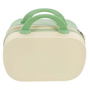 IMIKEYA Trousse de Maquillage Rigide 14 Pouces Jaune et Verte Valise Portable L&eacute;g&egrave;re et Imperm&eacute;able pour Voyage Grosse Capacit&eacute; de Rangement Cosm&eacute;tique Organisateur Multifonction pour (Elsy Abbas, neuf)