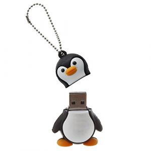 Cl&eacute; USB 2.0 32 Go - Motif pingouin - Noir et (BaiRunTongBaiHuoYouXianGongSi, neuf)