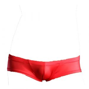 Faringoto Boxer pour homme Micro Bikini, string taille ultra basse, boxer à poche, sous-vêtements confortables et respirants, Rouge, Large (Faringoto, neuf)