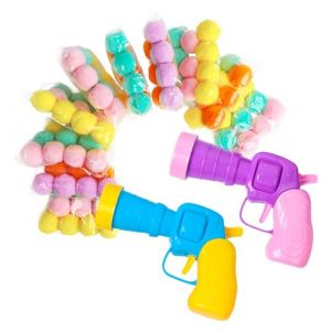 CHUNLINLAODA Jouets pour Chats Lanceur de Balles Lanceur de Balles à Pompons Lanceur de Balle en Peluche 100PCS Boules et 2PCS Tir Pistolet à Balle en Peluche Interactive Jouets pour Chats (YUNLETONG, neuf)