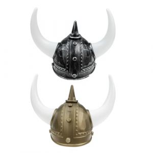 CLISPEED 2pi&egrave;ces Casques &agrave; Cornes de Taureau pour Adultes Chapeaux M&eacute;di&eacute;vaux pour Carnaval Accessoires de D&eacute;guisement pour Halloween (Yeahzl, neuf)