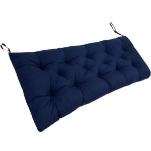 MSNCS Coussin De Banc De Meubles D'ext&eacute;rieur Interieur,Coussin De Si&egrave;ge De Fen&ecirc;tre 100x50 110x50cm 120x50,Antid&eacute;rapant, Coussins De De Jardin, pour Baie Vitr&eacute;e/Canap&eacute;/Terrasse(Navy Blue,110x50cmx8cm) (geenahont, neuf)