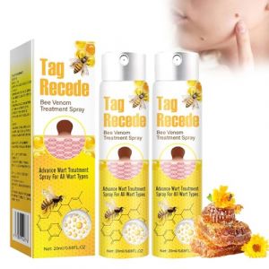 Venin D'abeille sprays Anti-verrues, Wart Care sprays, 2pc, Extrait naturel - Convient à tous les types de peau, pour les verrues, verrue communes et verrue plates sur mains et plante des pieds (TUITUII, neuf)