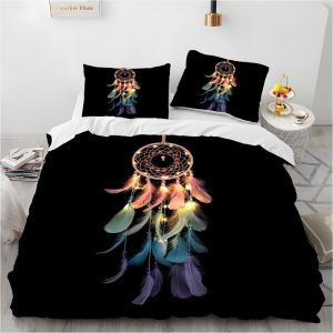 phonxia Housse de Couette 1 Personnes 90x190 Attrape-R&ecirc;Ves Color&eacute; Parure de lit Enfant pour Adulte et Adolescents Parure de Lit 90x190 avec Fermeture &Eacute;clair et 2 Taies d'oreiller 65x65&hellip; (Cqian, neuf)