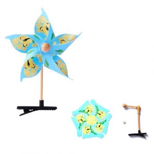 Pince &agrave; cheveux cr&eacute;ative en forme de moulin &agrave; vent - Postiches de voyage &eacute;l&eacute;gantes pour femmes et enfants &agrave; la recherche d'accessoires de mode uniques - Accessoire de cheveux de f&ecirc;te (MAKaid, neuf)