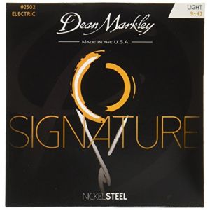 Dean Markley® »3 PACK - 2502-LT - SIGNATURE SERIES NICKELSTEEL ELECTRIC STRINGS« Cordes pour guitare életrique - Light 009/042 (Coloretta, neuf)