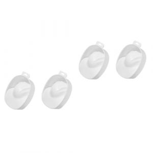 PACKOVE 2 Pièces Bol de Trempage Ongles Rectangulaire Plastique pour Manucure et Retrait Faux Ongles Bac Manucure Blanc à Domicile ou Salon (Spring TU, neuf)