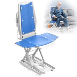 VOCIC Fauteuil élévateur électrique AX10, siège releveur Mobile avec roulettes, Pliable et réglable en Hauteur 0–50 cm, Jusqu’à 140 kg, Aide au relevage pour Personnes âgées à Domicile (VOCIC, neuf)