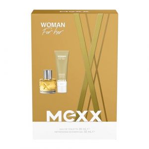 MEXX Coffret cadeau pour femme Eau de toilette 20 ml + gel douche 50 ml (-Skoll-, neuf)
