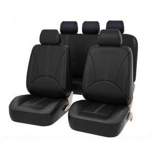 Housses de Siège de Voiture pour Renault Mégane/Megane R.S.5-Door/E-Tech IV III II MK 4 3 2 5-Door 2003-2021 2022 2023 2024 2025, Protecteur de Coussin de Siège Respirant Antidérapant en Cuir (suiyueheng, neuf)