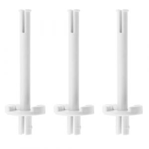 Yuiturt 3 Pièces Broches de Bobine pour Machine à Coudre, Compatible Toyota RS2000, Porte-Bobine Blanc en Plastique (6x2 cm) Accessoires Cadre de Navette, Pièces de Rechange pour Machines (meiyinglaikeji, neuf)