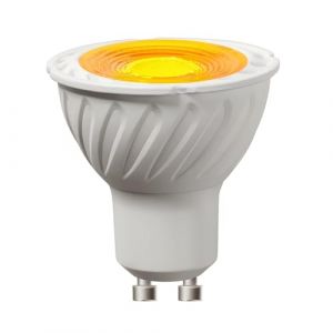 eufeifeiegds Ampoule LED d&eacute;corative RGB GU10 85-265 V 5 W, lumi&egrave;re d'ambiance, vert, rouge, jaune, ambre(Orange) (zhanchifeixiang, neuf)