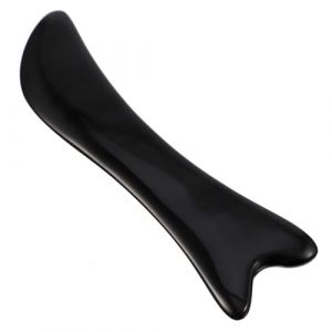 VICASKY 1 pi&egrave;ce Plaque de Gua Corne de Buffle Outil de Massage Visage et Corps Design &agrave; Double T&ecirc;te pour Massage Relaxant pour Soins Personnels et Mat&eacute;riaux et Sensation Agr&eacute;able (Covenant of Nauru, neuf)