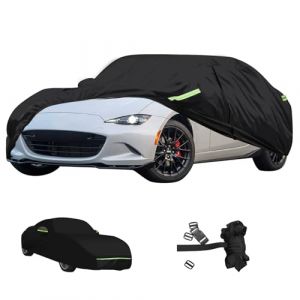 Housse de voiture compl&egrave;te pour Mazda MX-5 ND 2015-2024, 6 couches imperm&eacute;ables, protection contre l'humidit&eacute;, soleil, neige, pluie et poussi&egrave;re (captaintowl, neuf)