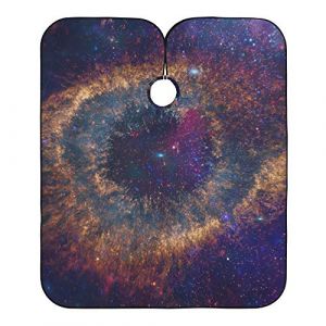 Galaxie N&eacute;buleuse Espace Science Fiction Blouse Coiffeur Accessoires Peignoir Coiffure Antistatique Robe De Coiffure Pour Salon Instituts De Beaut&eacute; Barbiers 140X168Cm (guangzhouhongchenmaoyishanghanggerenduzi, neuf)
