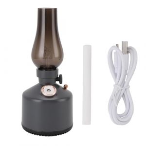 Denash Humidificateur &agrave; Lampe au K&eacute;ros&egrave;ne Vintage, Humidificateur Silencieux capacit&eacute; de 260 Ml avec 2 R&eacute;glages de Brume et Veilleuse &agrave; Gradation Continue, pour la Chambre &agrave; (1) (Linkchen, neuf)