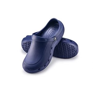 ESTRO Sabots Homme Clogs Femme - Unisexe Sabot Jardin Femme Sabot Plastique Homme Sabots de Jardin L&eacute;ger Gomme F92 (44, Bleu Fonc&eacute;) (ESTRO&trade;, neuf)