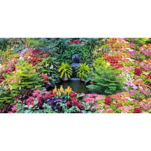 MIRRORANG 76x46cm Printemps Floral Terrarium Fond Cascade Fleurs colorées Feuilles forêt Nature Paysage Aquarium Fond Vinyle Fond (MIRRORANG Shop EU, neuf)