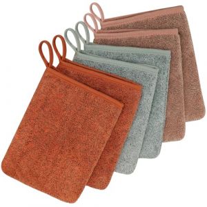 COZYMIRE Gant de Toilette Microfibre Coton pour Bebe et Enfant - Gants de Toilette Microfibre Serviette Visage R&eacute;utilisable 6 Pi&egrave;ces-001 (Yunxi-EU, neuf)