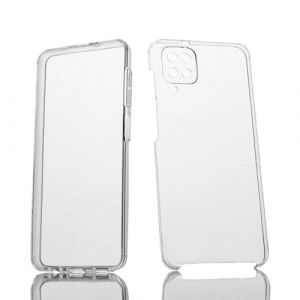 Max Power Digital Coque pour Samsung Galaxy A12 Silicone Transparent Housse Antichoc Double Face 360 Degr&eacute;s Etui Arri&egrave;re et Avant - Protection Compl&egrave;te de Votre T&eacute;l&eacute;phone Portable (Max Power Digital, neuf)