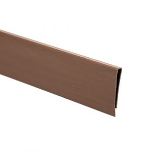 jarolift Clip De Fixation en PVC Bande D‘extrémité pour Brise Vue Canisse De Couverture Accessoires pour Brise-Vue, 5 m De Longueur, Marron (Jalousiescout Shop, neuf)