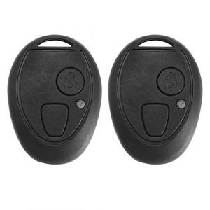 VGOL Lot de 2pcs Coques de Clé à Distance à 2 Boutons Compatible avec Rover 75 MG ZT Compatible avec Land Rover Discovery Télécommande Étui Porte-clés de Voiture de Démarrage (VGOL, neuf)