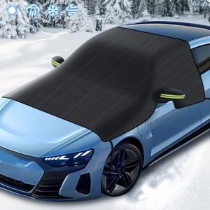 CHWNIBAY Couverture Pare-Brise Voiture, Protege Pare Brise Givre, Protection Pare Brise Hiver, Universelle Imperm&eacute;able Bache Pare Brise Voiture, Antineige, UV, Pare-Poussi&egrave;re, 300 x 145 CM (CHW Online Shop, neuf)
