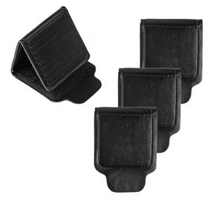 4 Pcs Clips de Ceinture de S&eacute;curit&eacute; pour Voiture, Prot&egrave;ge-nuque Ajusteur Universel pour Ceinture de S&eacute;curit&eacute;, Ajusteur Clips en Cuir PU pour &eacute;paules et Cou, pour Plus de Confort (XinJiHuiKeJi, neuf)