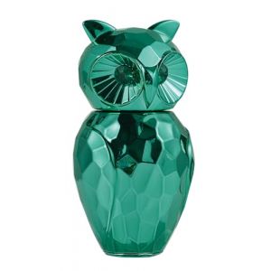 Jean-Pierre Sand Belluna - Eau de parfum 100 ml - Parfum pour femme dans un flacon de collection, idéal comme cadeau - Parfum pour femme dans un flacon hibou (émeraude) (Sandparfums, neuf)