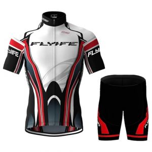 Vêtements Cyclisme Pro Homme Tenue Cycliste Manche Courte, Été Jerseys VTT et Cuissard à Bretelle avec 9D Coussin Gel Ensemble de Combinaisons, Cycling Route Respirant Séchage Rapide (TYP-14,2XL) (GWHUK, neuf)