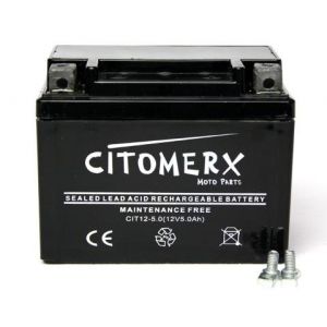Batterie sans entretien 12V 5Ah YB4L-B, YTX4L-BS YT4L-B (ZS 2radteile, neuf)